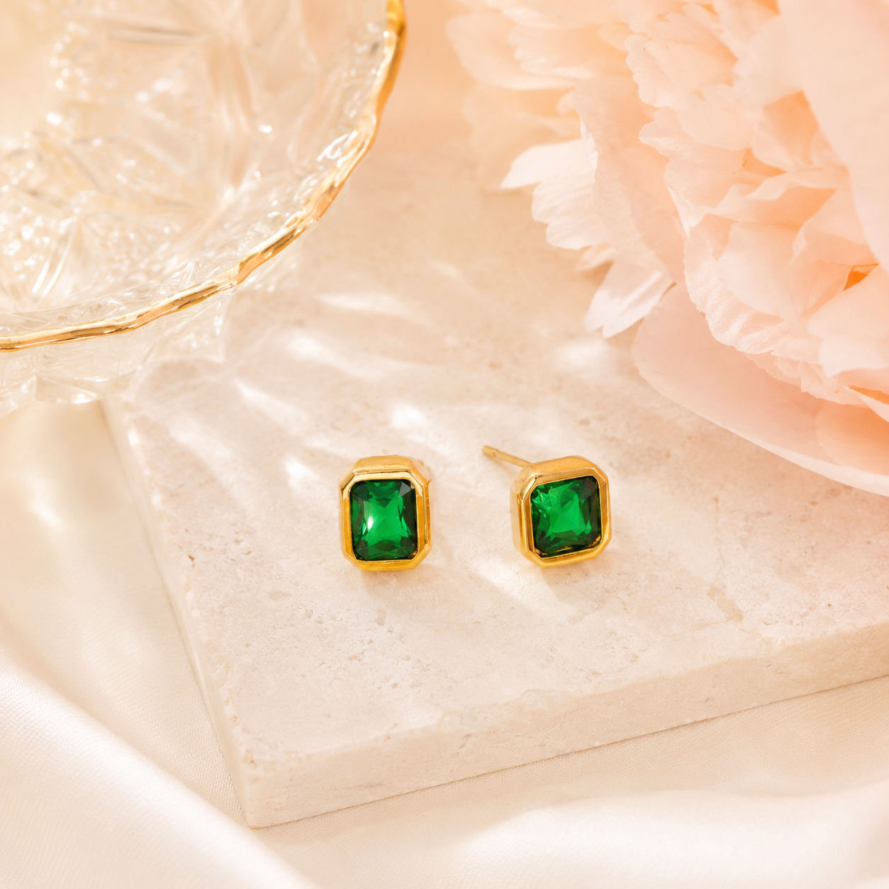 Gorg Green Gem Studs