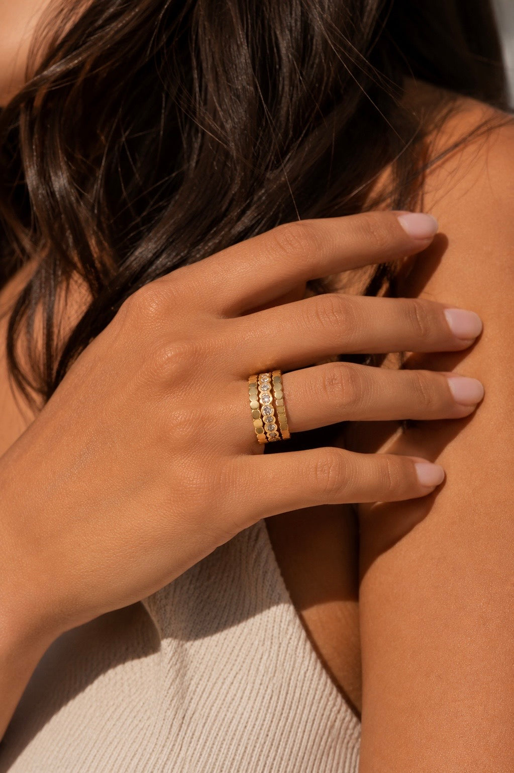 Pretty Stacker Rings (3 piece)