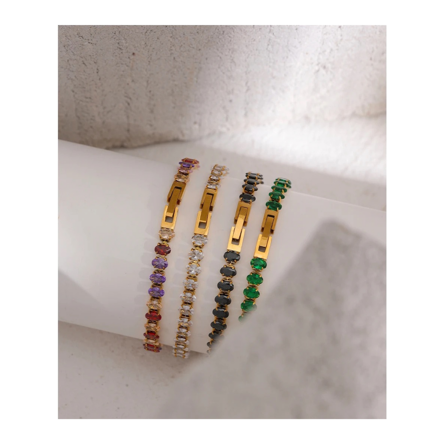 Sparkle Jewel Tennis Bracelets