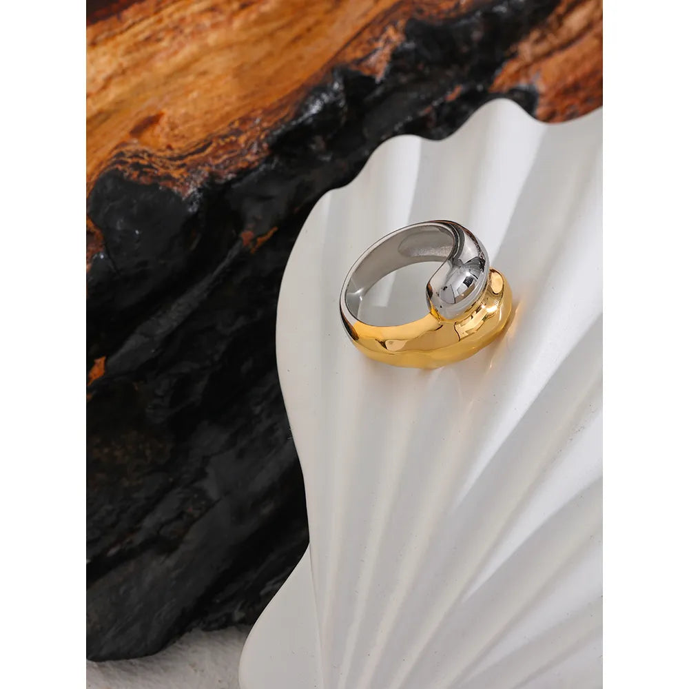 Gold And Silver Combo Ring