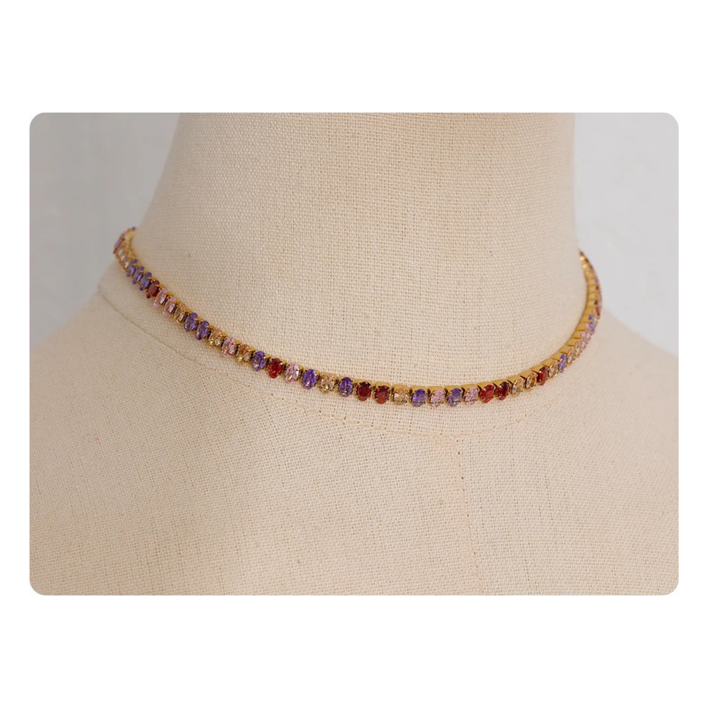 Stunning Jewel Tennis Choker