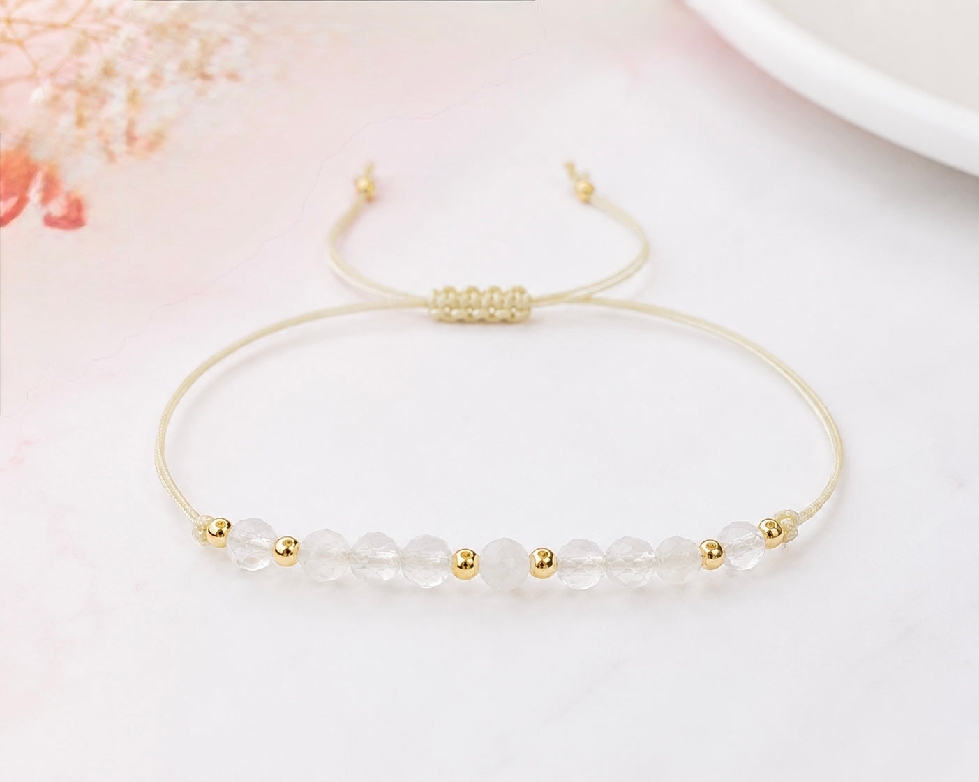 Moonstone June Birthstone Bracelet