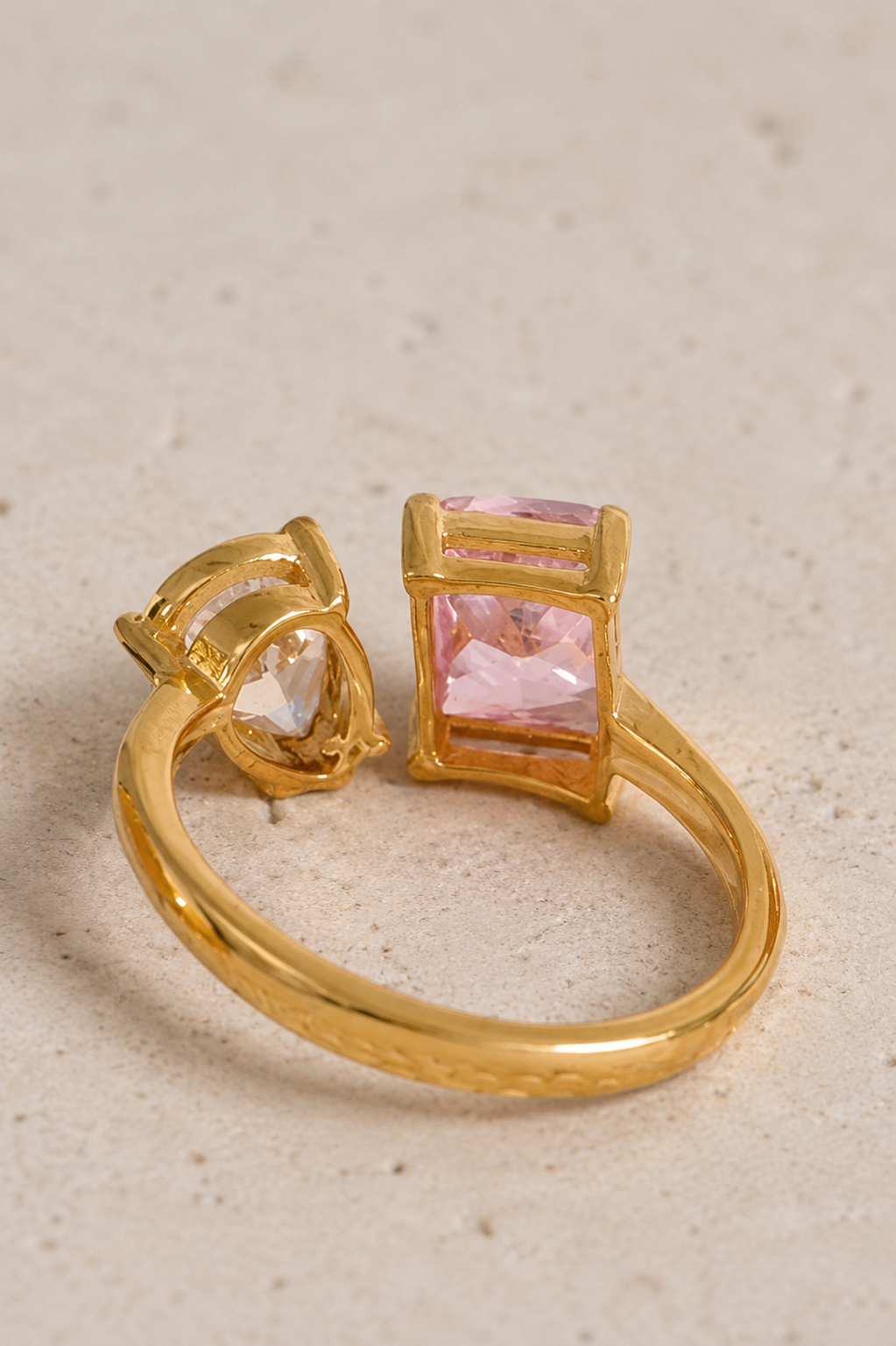 Mixed Jewel Ring Adjustable