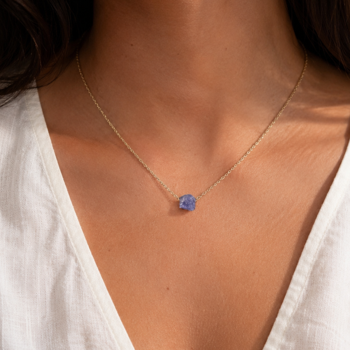 December Birthstone Tanzanite Necklace