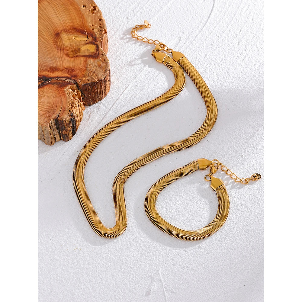 Sleek Snake Chain Necklace