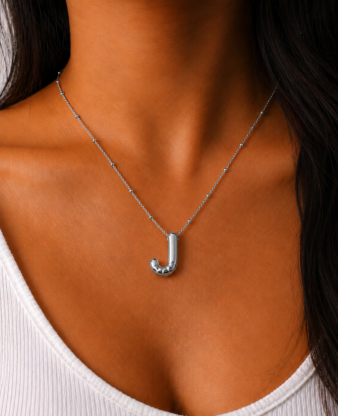 Balloon Bubble Initial Pendants