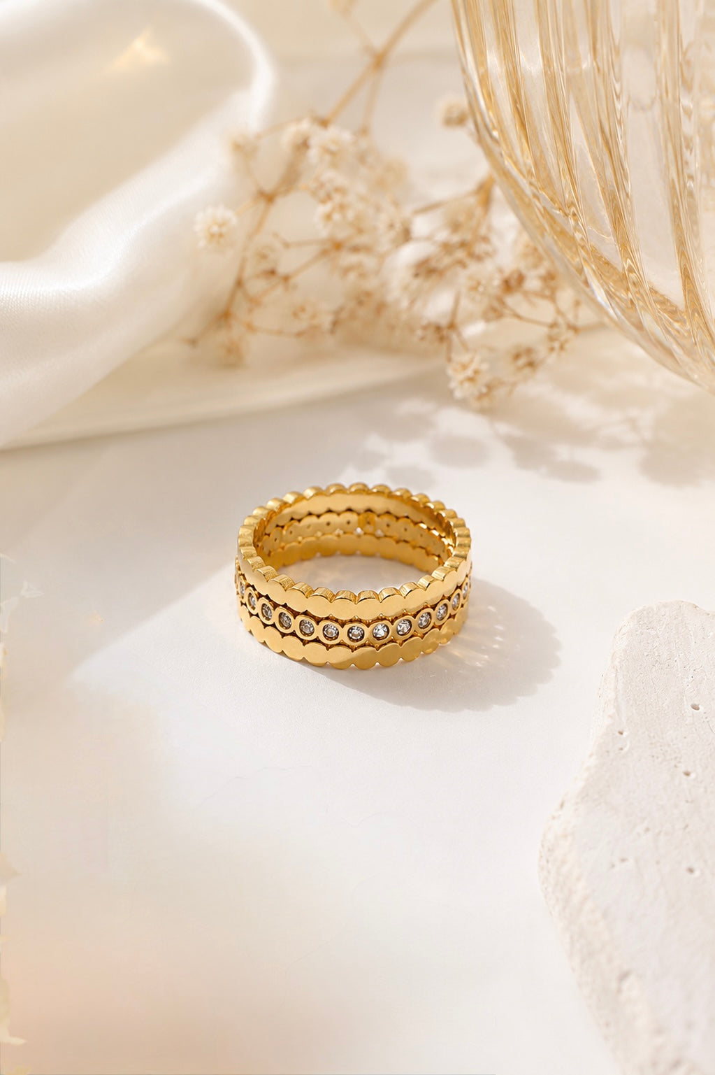 Pretty Stacker Rings (3 piece)