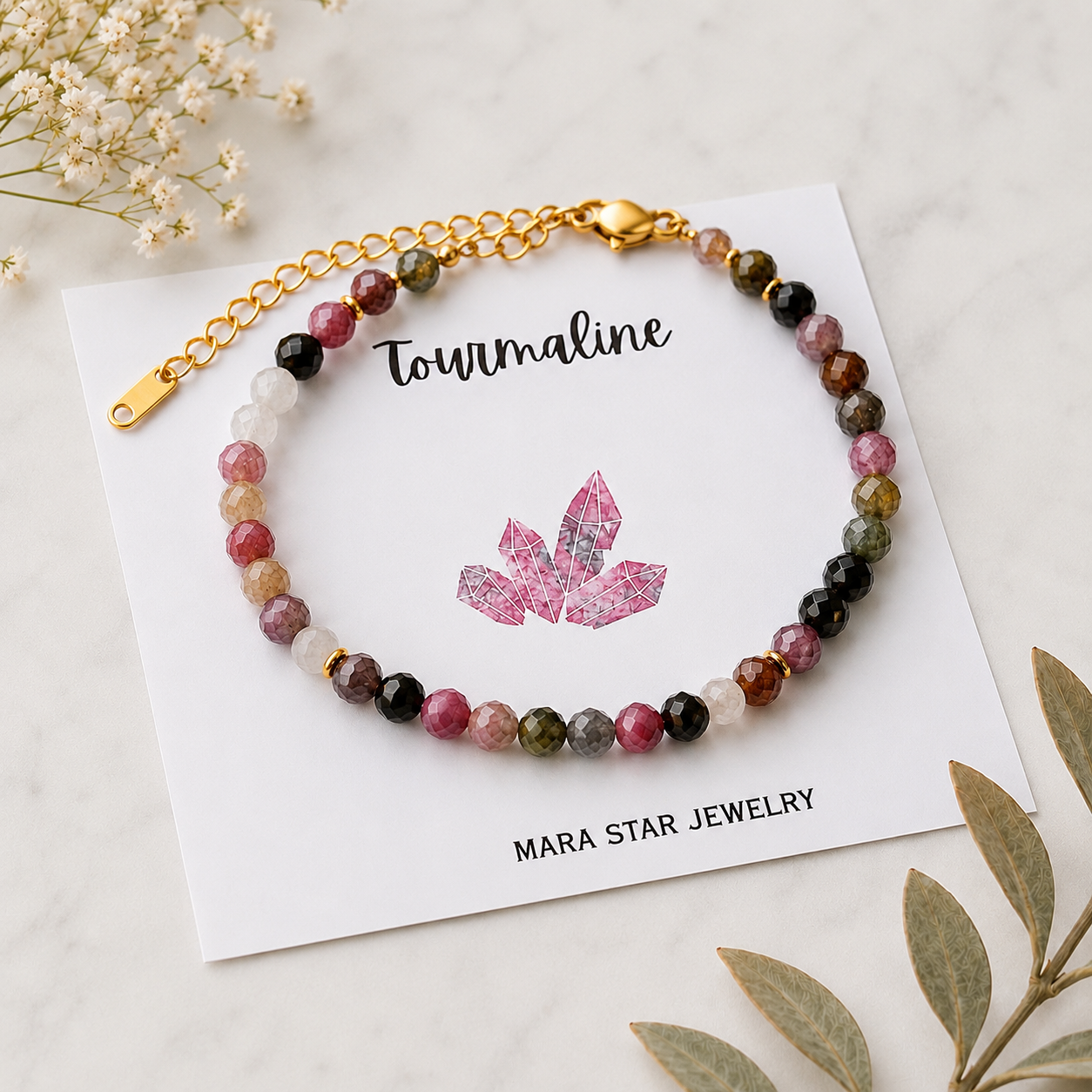 Tourmaline Gemstone Bracelet
