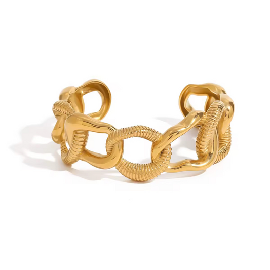 Sculpted Chain Link Cuff