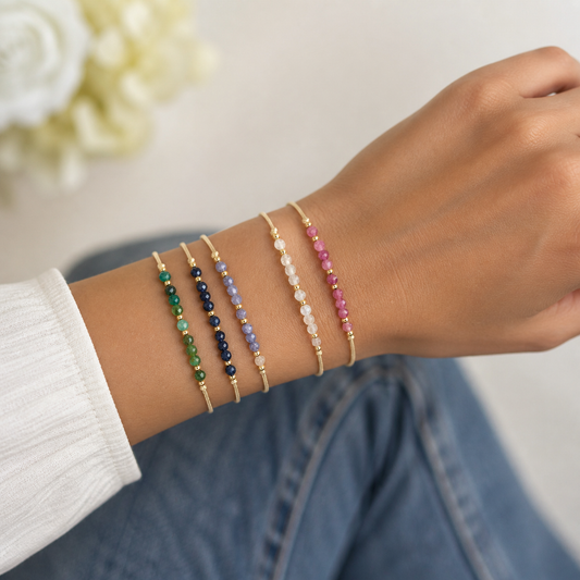 Garnet Bracelet January Birthstone