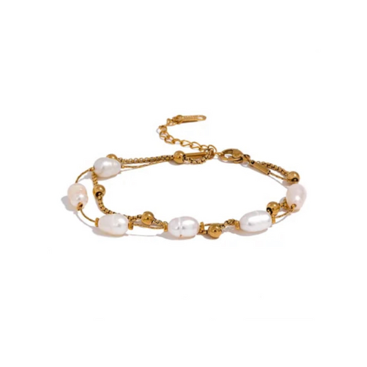 Freshwater Pearl Chain Bracelet