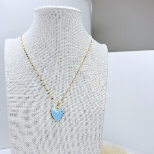 Tiffany Blue Heart Necklace