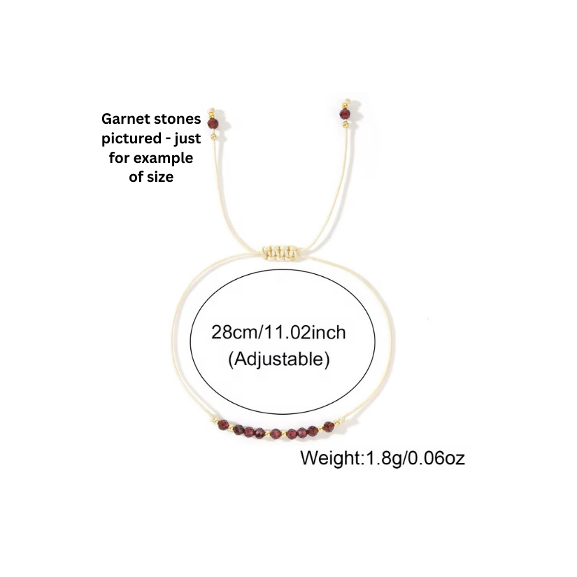 Ruby Bracelet July Birthstone